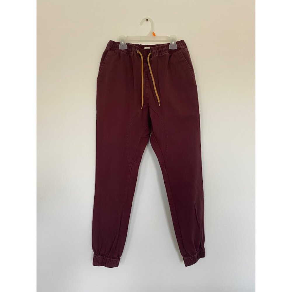 Men's Maroon Chino Pants